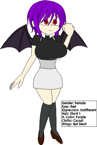 Cyoe8 Cute Devil Wings By Redryan2009 On Deviantart - Cartoon (400x700)