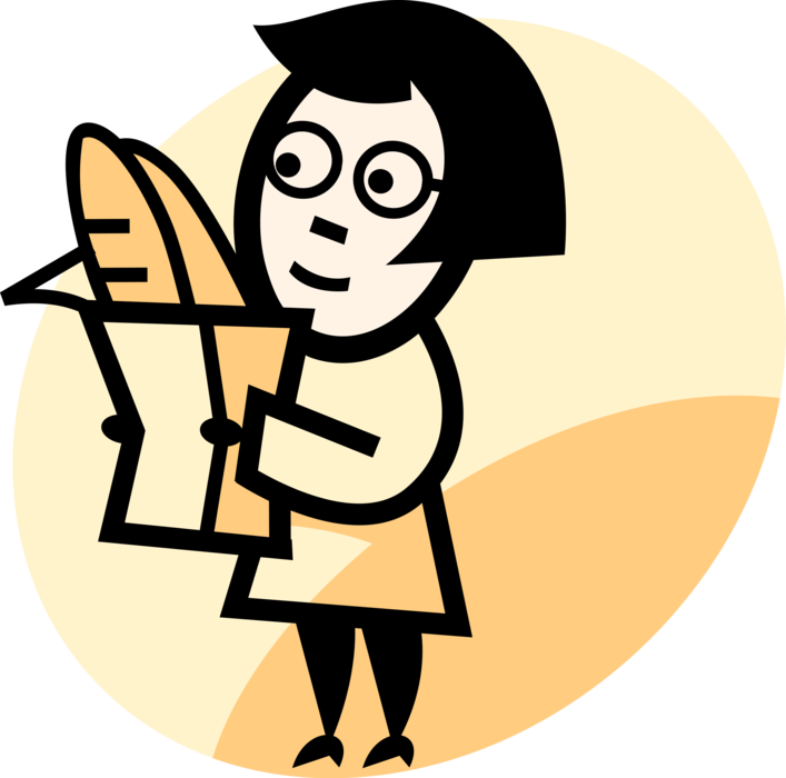 Vector Illustration Of Supermarket Grocery Shopper - Shopping Cart (707x700)