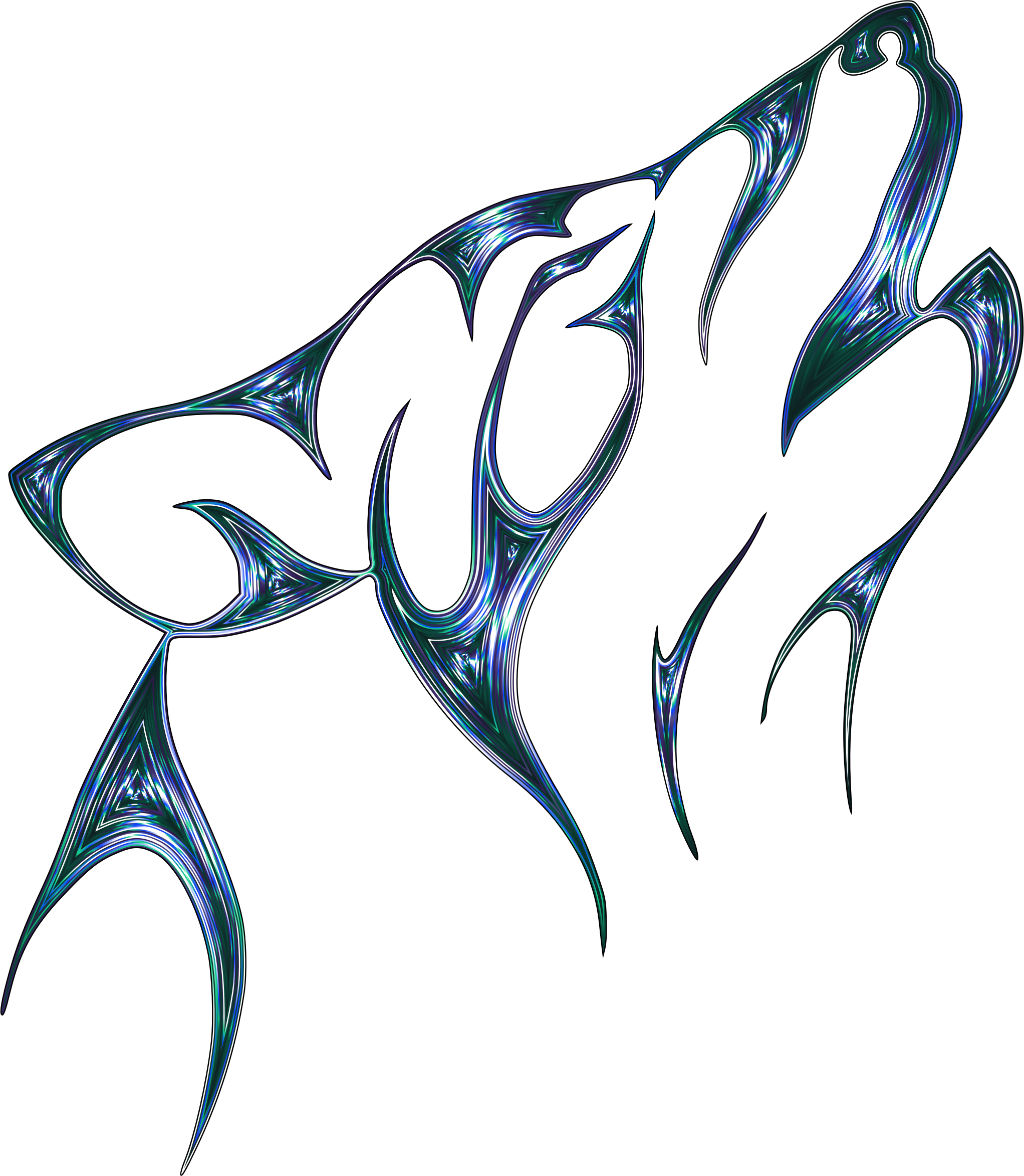 Big Image - Native American Drawings Of Animals (2044x2346)