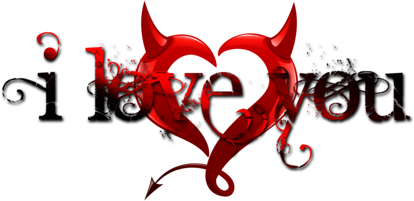 Love Text Png - Heartless Tote Purse - 16" X 16" By Amanvel (1020x510)