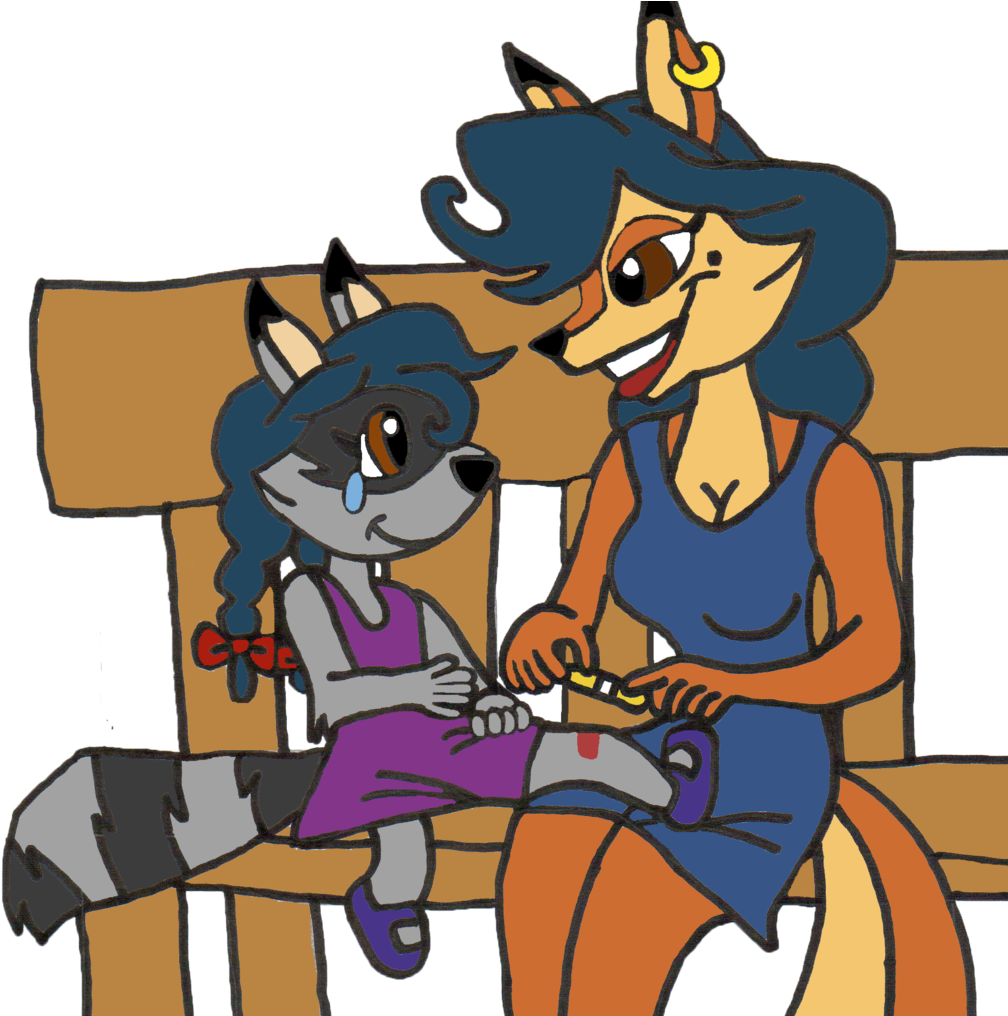 Zia's Hurt Knee By Skiffykitten - Comics (1024x1015)
