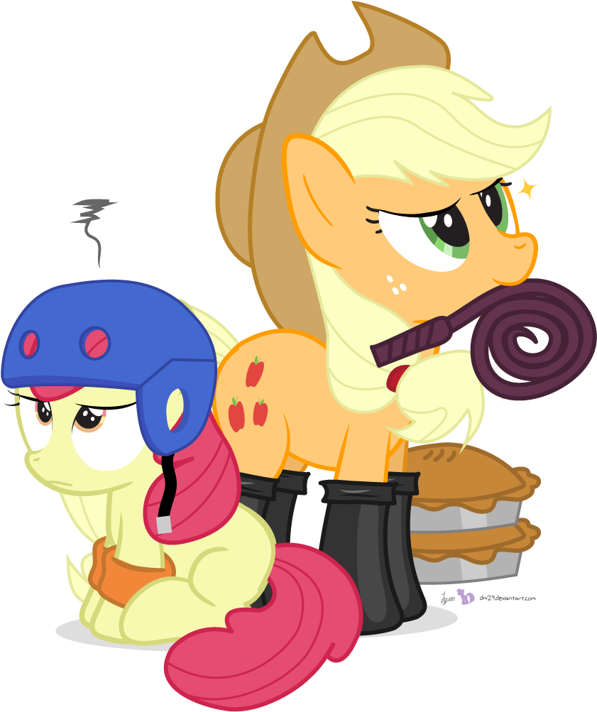 Apple Bloom, Applejack, Artist - Cartoon (920x1040)