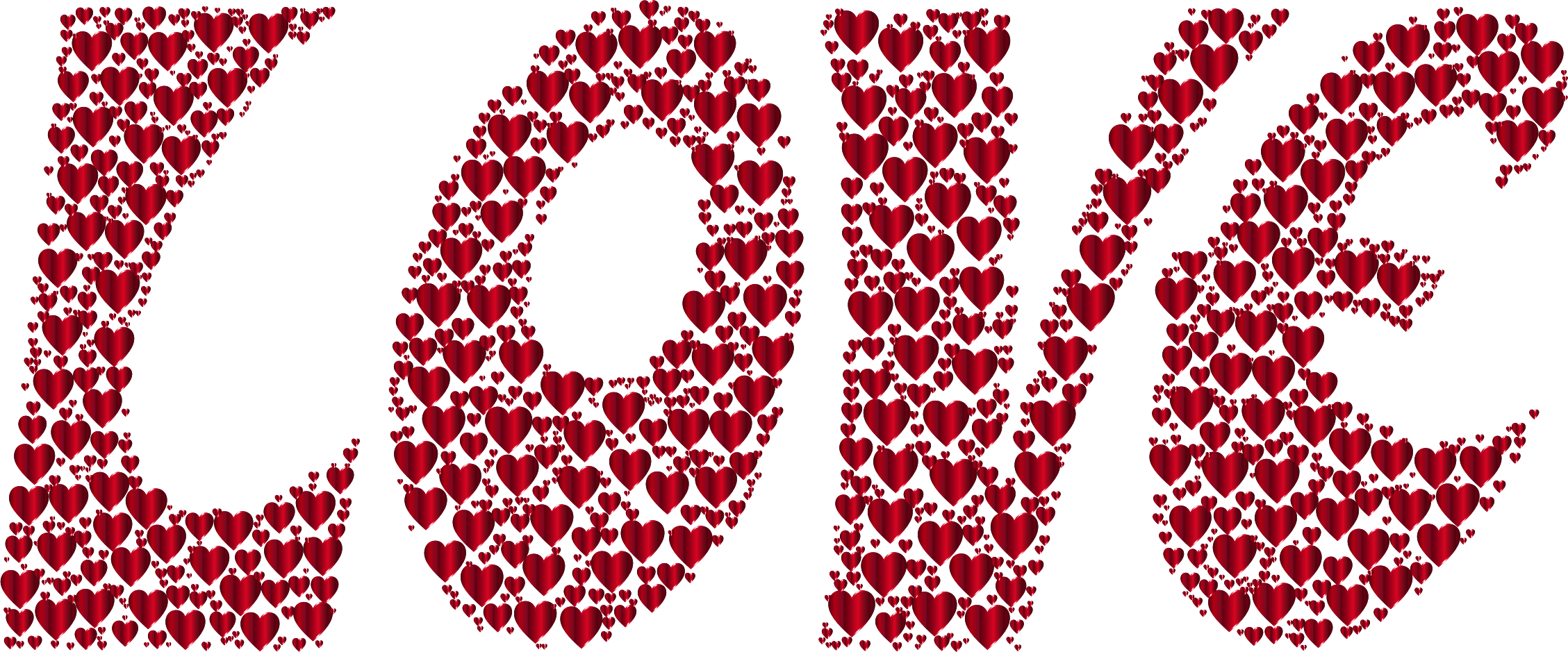 Clipart - - Background Love Images Png (2257x939)