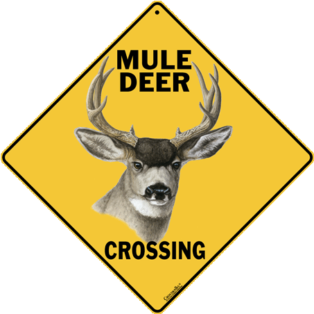 Mule Deer Crossing - Animal Crossing Signs (480x480)