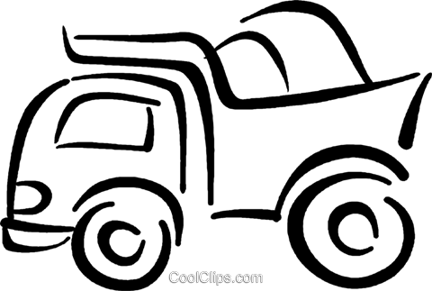 Dump Truck Royalty Free Vector Clip Art Illustration - Dump Truck Royalty Free Vector Clip Art Illustration (480x323)