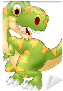 Carta Da Parati Cartoon Dinosauro In Posa • Pixers® - Dinosaurios Rex Dibujos Animados (400x400)