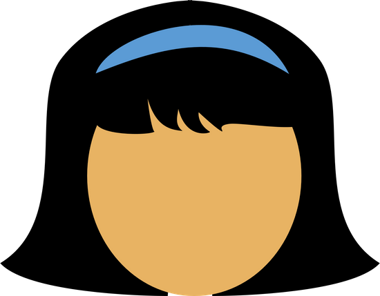 Chil's Head, Girl, Hairband, Child, Head, Kid, - Clip Art Girl Head (2304x1798)