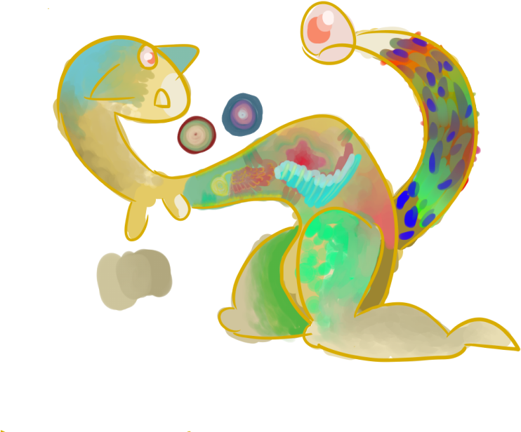 Watercolor Y U No Love Me - Ampharos (800x674)