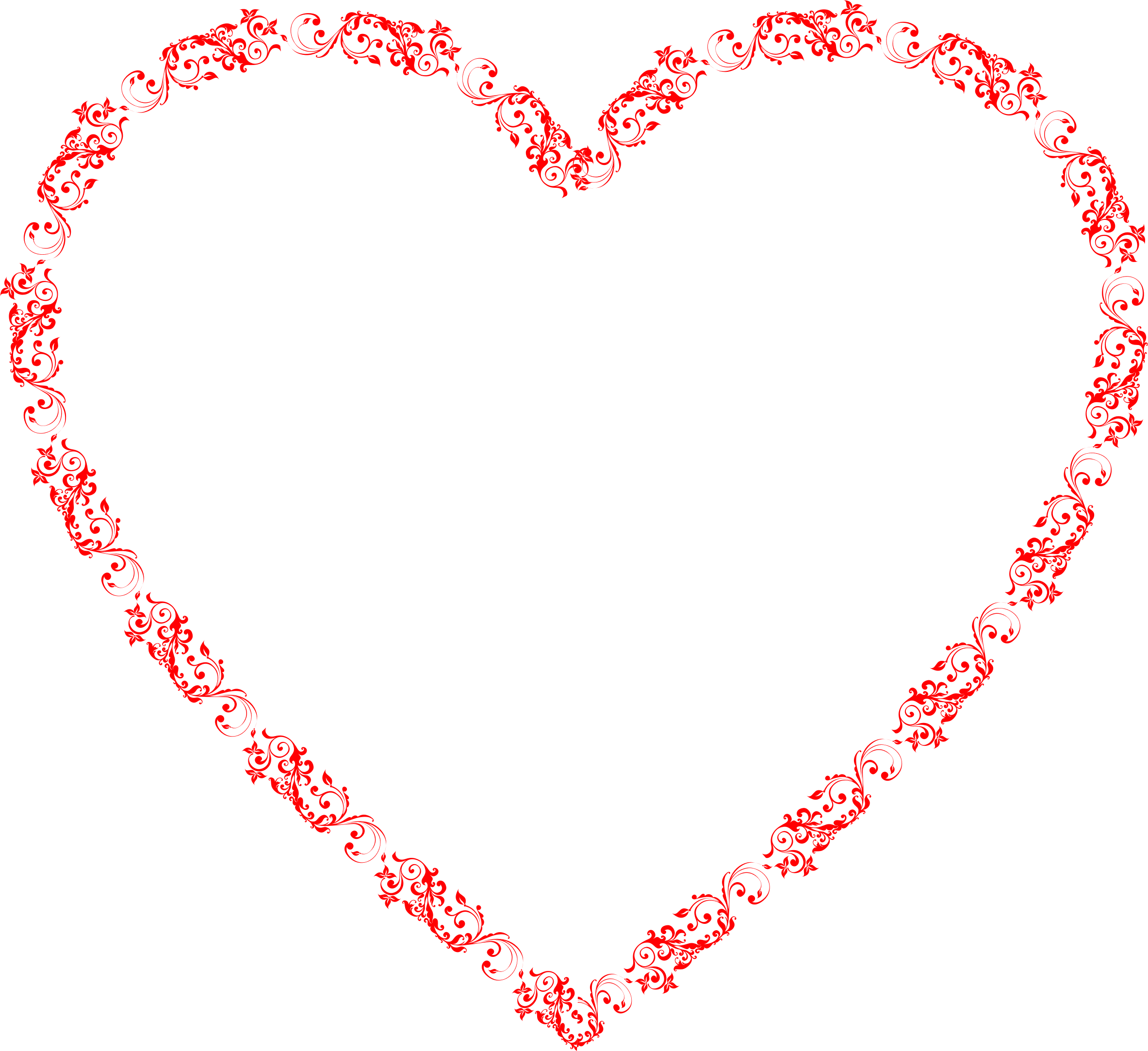 This Free Icons Png Design Of Flourish Heart - Vector (2366x2166)