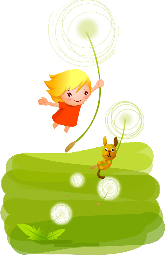 Cartoon Dandelion Illustration - Illustration (674x926)
