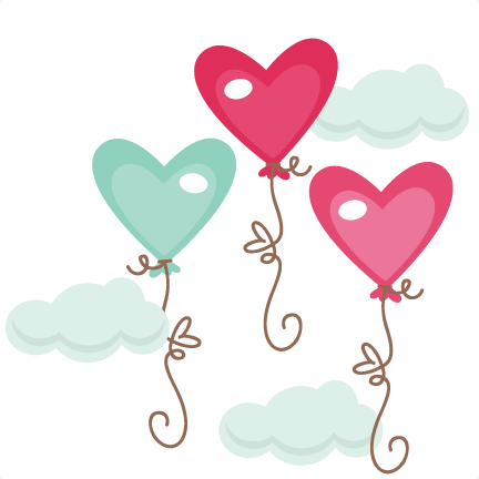 Heart Balloons Svg Cutting Files Heart Balloons Svg - Clip Art (432x432)