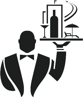 Hospitality Clip Art Priests Org Uk U2022 Rh Priests - Hospitality Black And White (422x407)