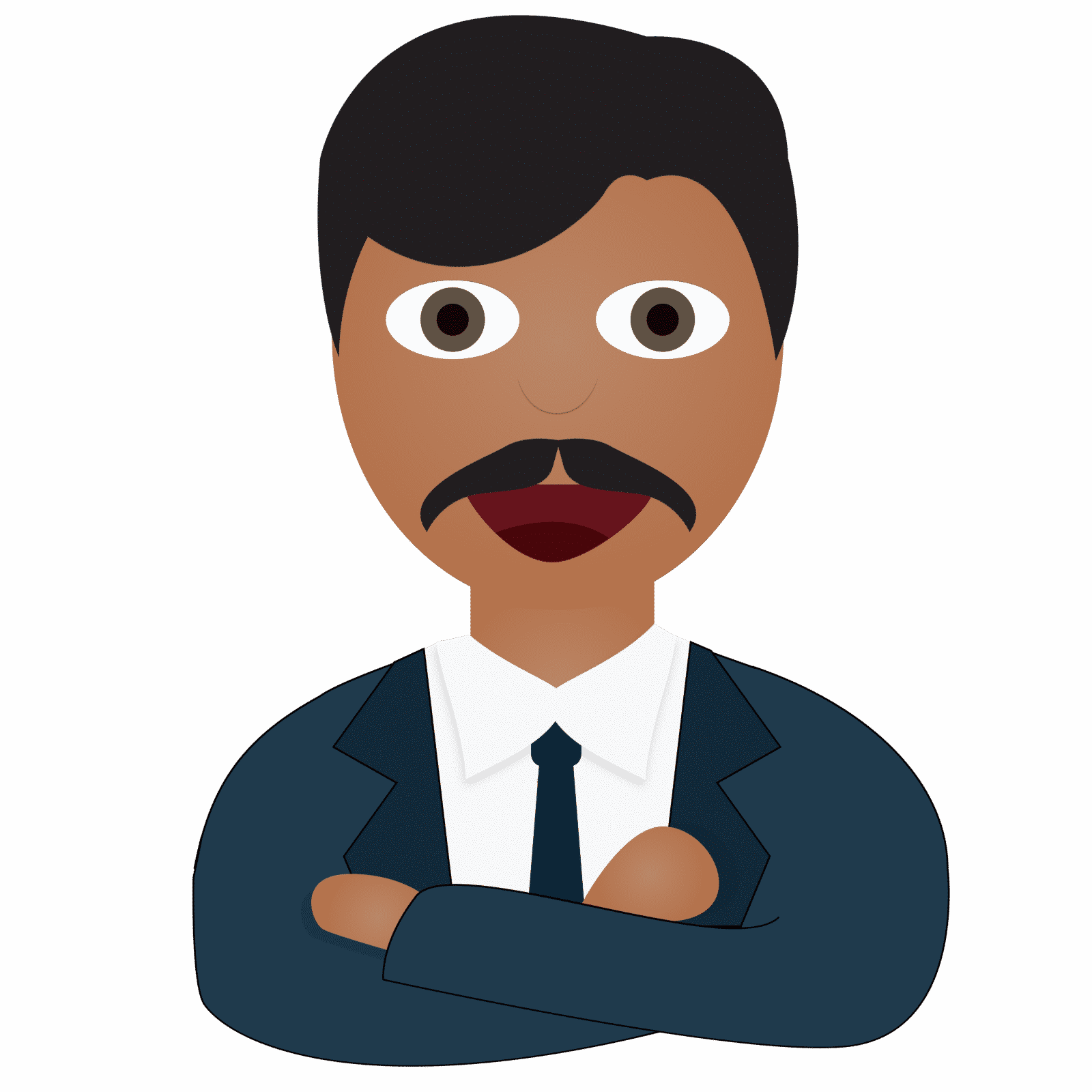 Emoji Hospitality Leaders General Manager - Manager Emoji (1600x1600)
