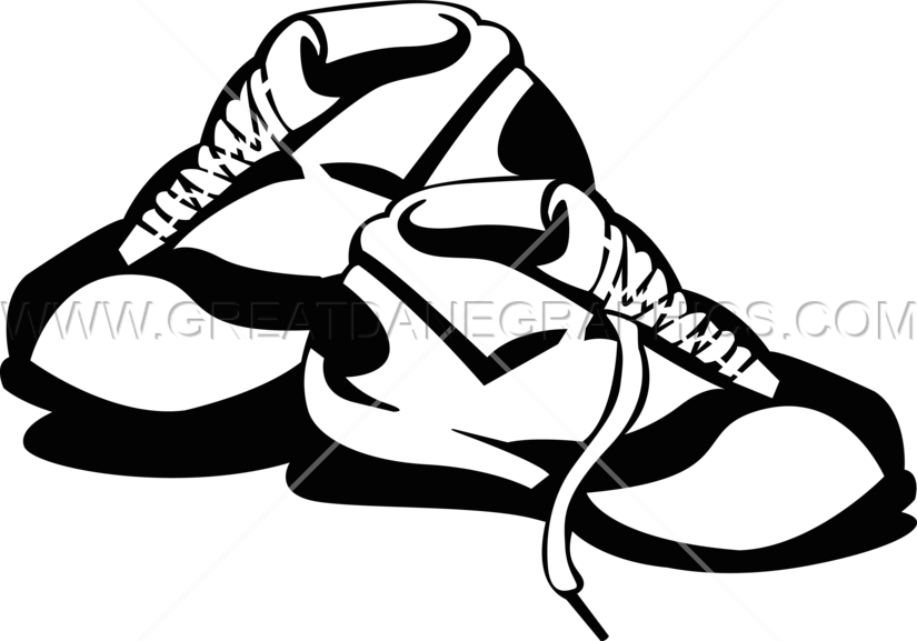 Basketball Shoes - Illustration (825x577)