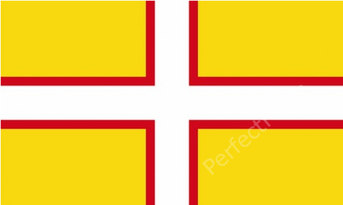 Dorset Flag - Yellow Flags Of The World (500x500)