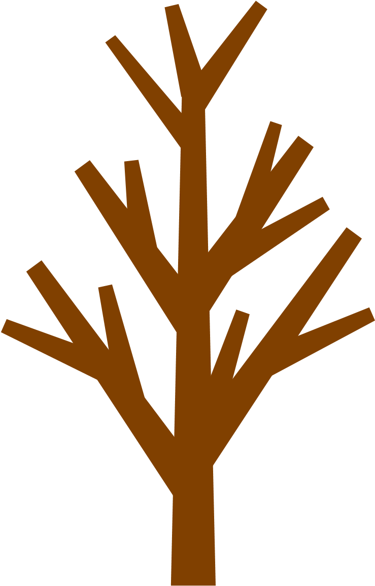 Brown Tree Without Leaves Clipart - Illustration (1310x1310)