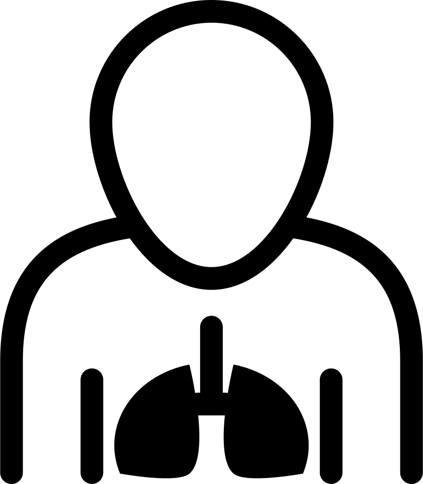 Lungs Inside The Human Body Comments - Heart In Human Icon (858x980)