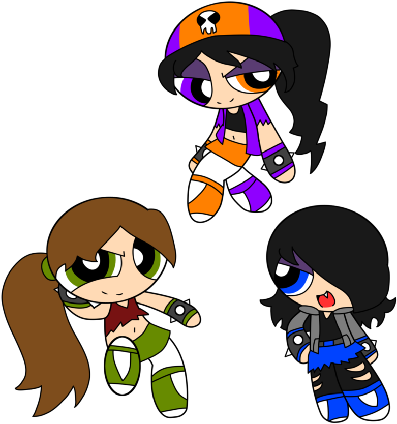 The Thunderstorm Girls By Creddy169 - Cartoon (894x894)