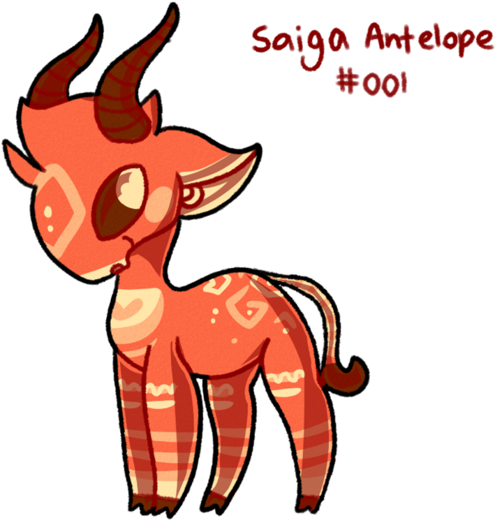 Forgotenfallenangel's Saiga Antelope Adopt - Saiga Antelope (800x797)