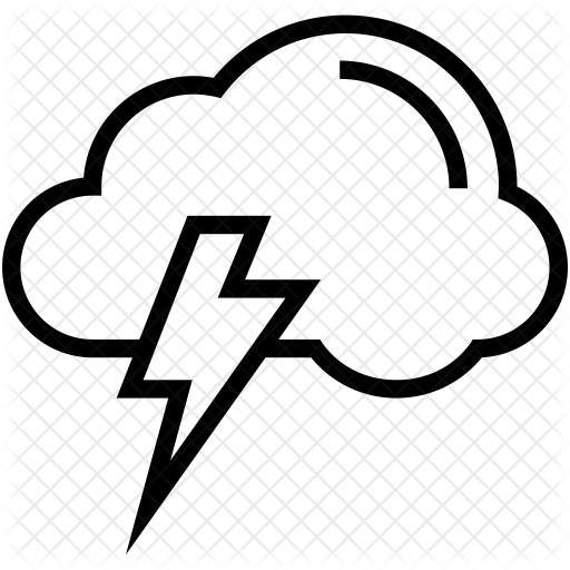 Thunder Icon - Thunderbolt (512x512)