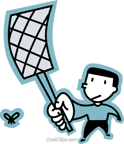 Fly Swatter Royalty Free Vector Clip Art Illustration - Albert's Bug Revenge By Clavel ~ Natural Sting (414x480)