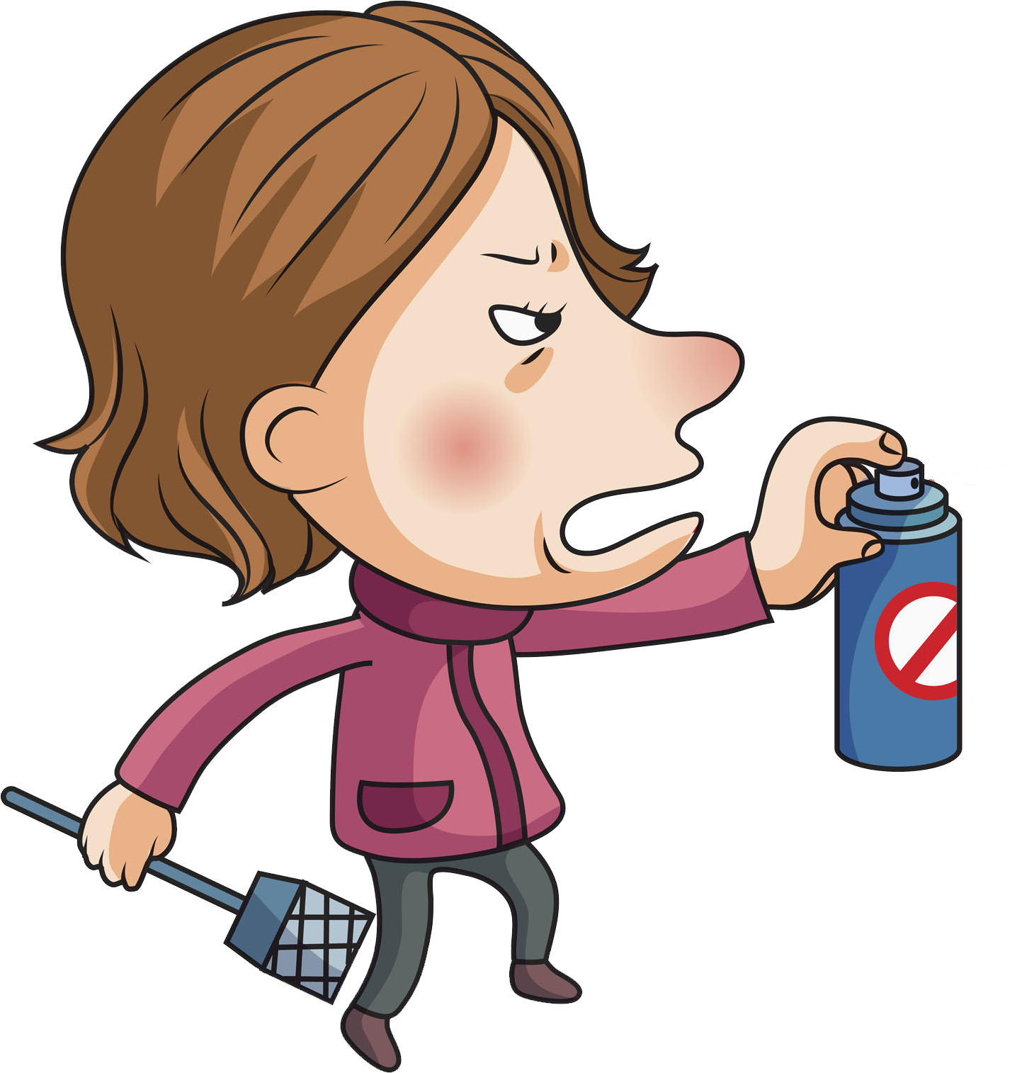 Mosquito Flyswatter Zika Virus - Mosquito (1500x1562)