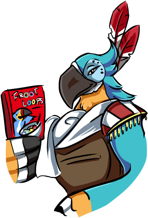 Fly Clipart Cartoon - Kass Fruit Loops (542x728)