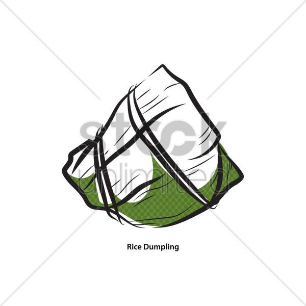 Dumpling Clipart Transparent - Rice Dumpling Drawing (600x600)