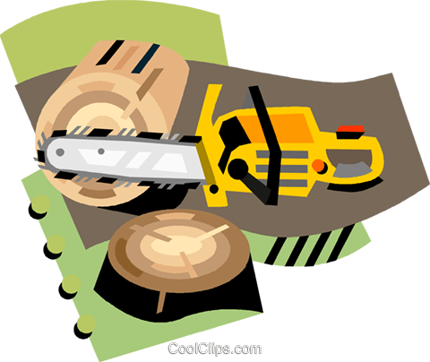 Forestry Industry Royalty Free Vector Clip Art Illustration - Forestry Industry Royalty Free Vector Clip Art Illustration (480x404)