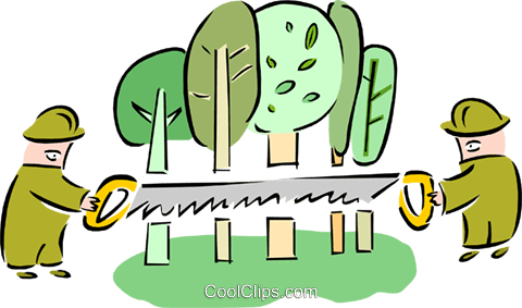 Forestry Workers Royalty Free Vector Clip Art Illustration - United States Of America (480x283)