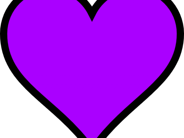 Small Heart Clipart - Purple Heart (640x480)