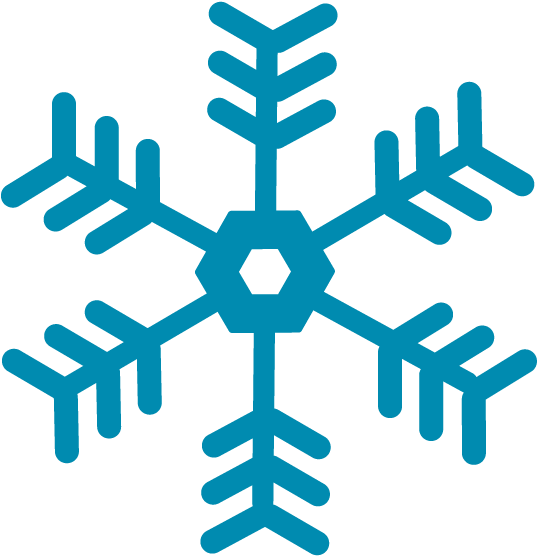 Blast Freezing - Vector Snowflake (567x567)