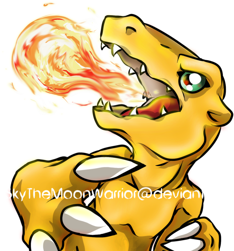 Agumon Badge Final Thanks For Voting By Fly Sky High - Cartoon (894x894)
