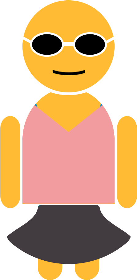 For That, We Have Designed Both Male And Female Cartoon - Clip Art (800x1000)