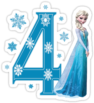 Frozen Paper Free Print - Frozen Themed Cupcake Toppers (375x360)