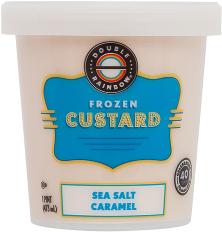 Frozen Custard - Double Rainbow Frozen Custard Original Vanilla, 1 Pint (480x480)