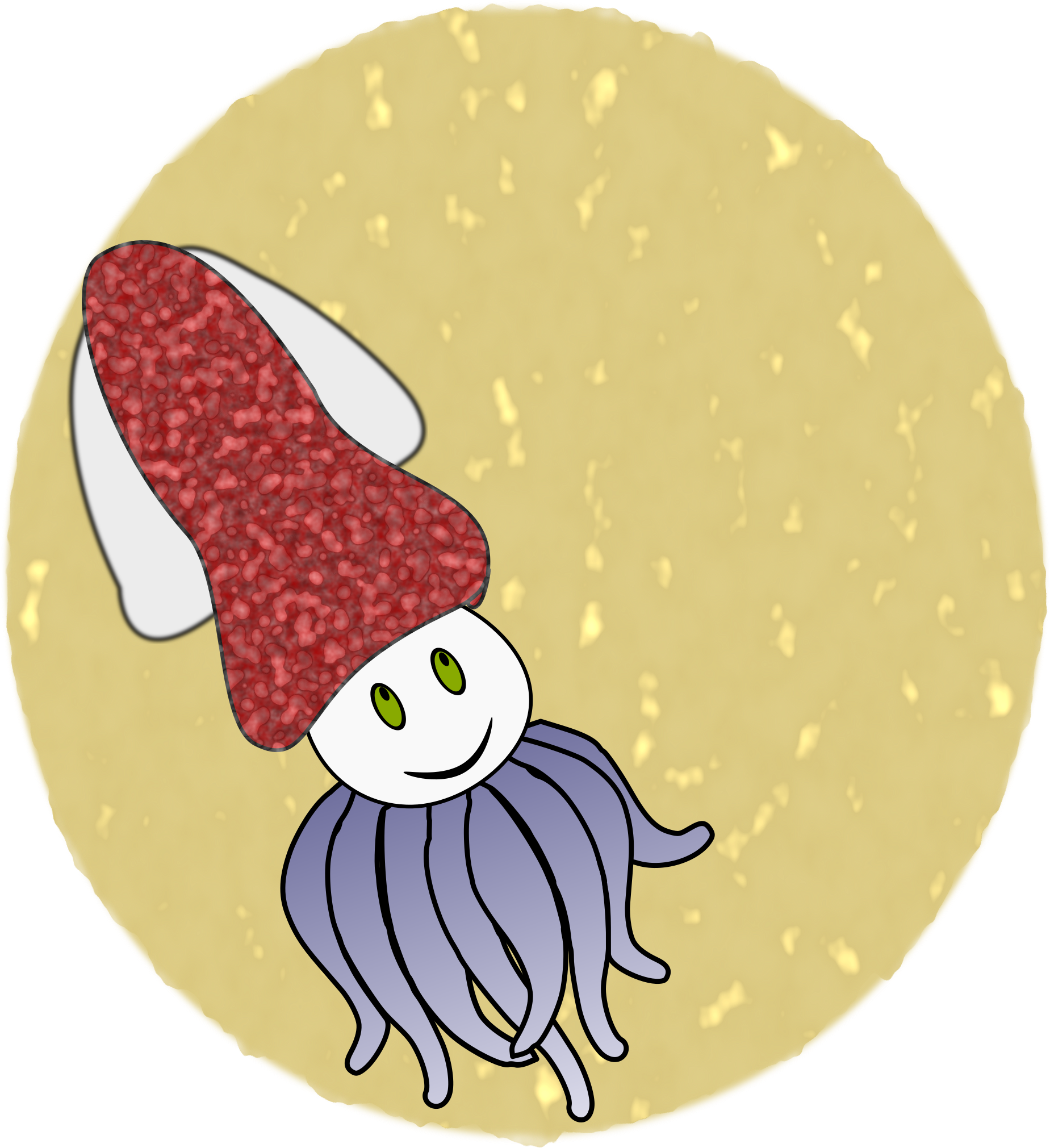 Squid Png - Gambar Cumi Cumi Kartun (2400x2400)
