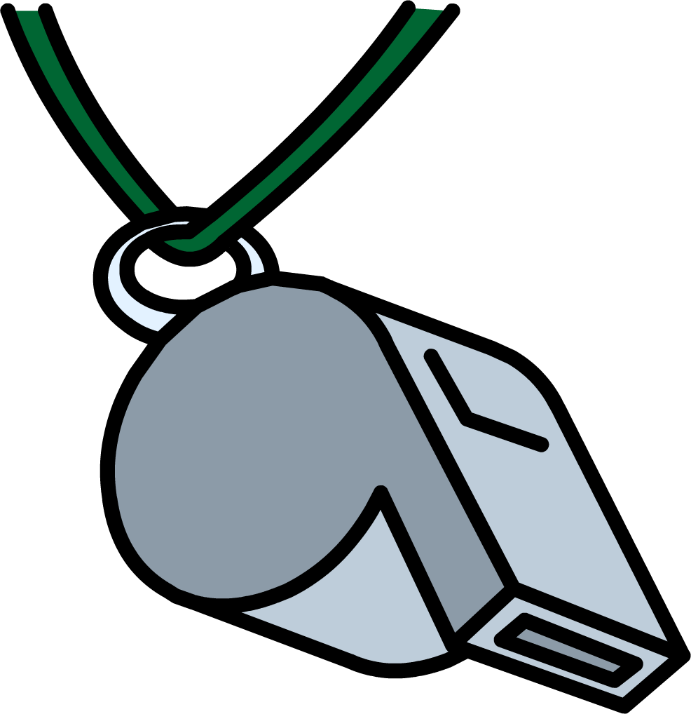 Silver Whistle - Clip Arts For Whistle (986x1018)