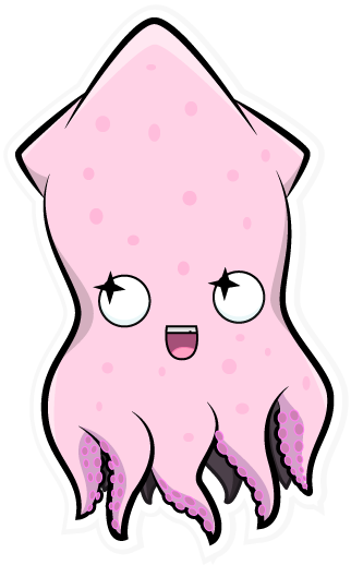 Kawaii Squid By Earcl01 - Squid Kawaii (322x518)