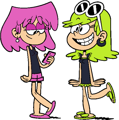 Squid Sisters - Lori Loud And Leni Loud (491x491)