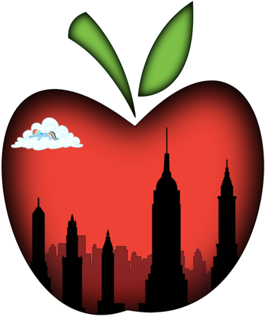 Bronies-nyc Logo Variant By Purpletinker - Nyc Logo (400x473)