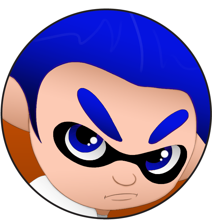 Home / Pin Back Buttons / Splatoon / Squid Boy Pin - Splatoon Squid Boy Head (771x900)
