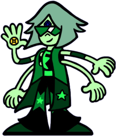 Su Gemsona Fusion - Cartoon (400x464)
