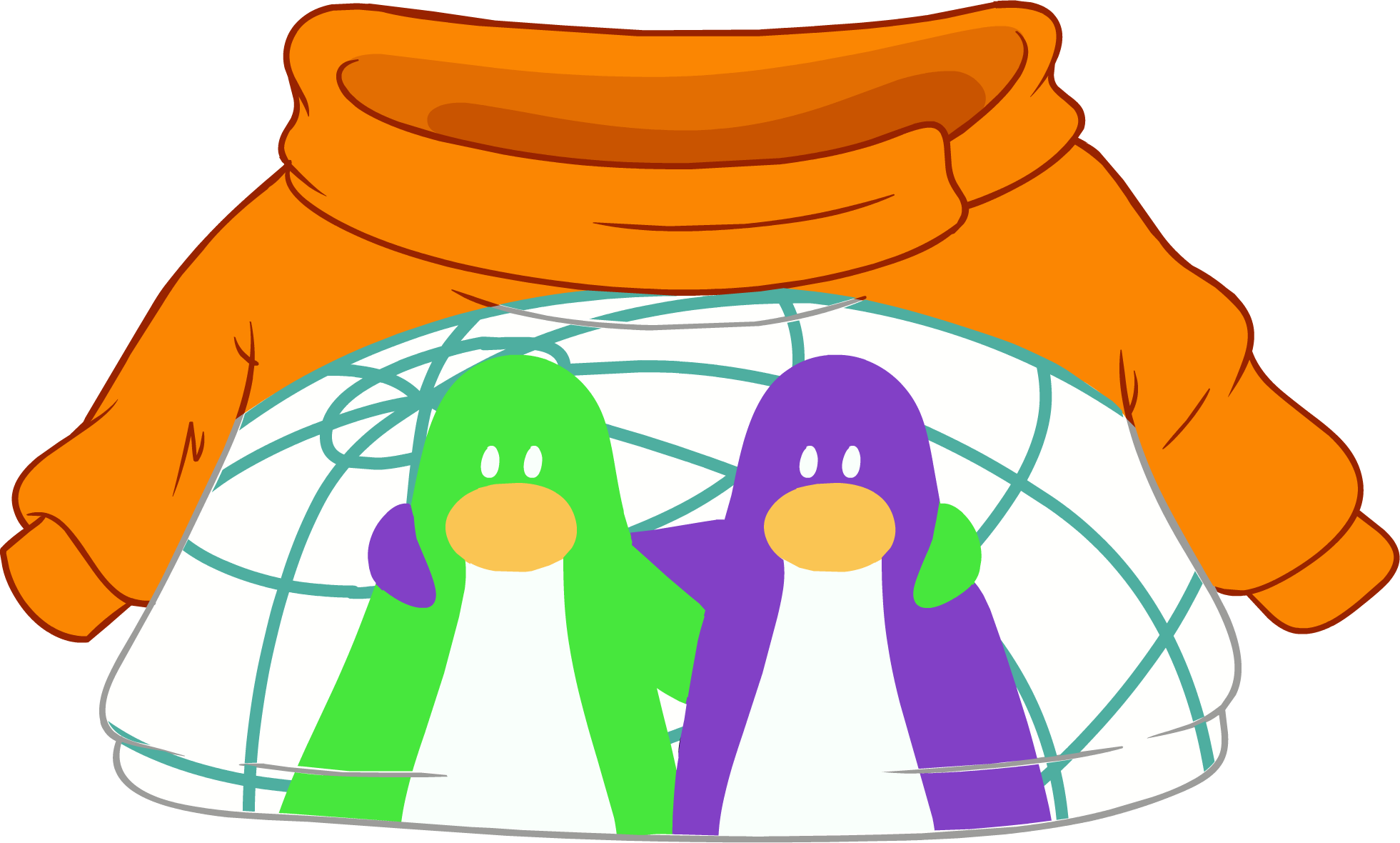 Online Safety Sweater - Club Penguin Internet Safety Sweater (1961x1180)