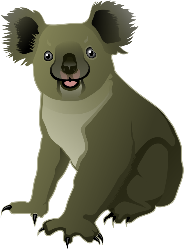 Domain Koala Clip Art - Clip Art (778x939)