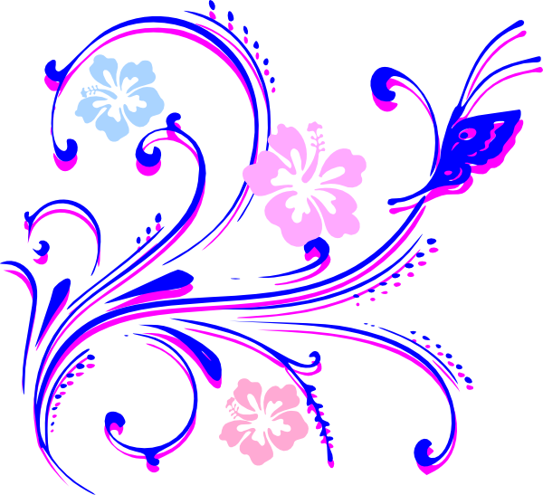 Butterfly Design Border Png (600x547)