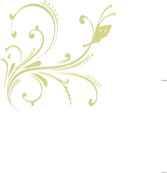 Gold Floral Design With Butterfly Clip Art At Clker - Cool Golden Design Transparent (582x600)
