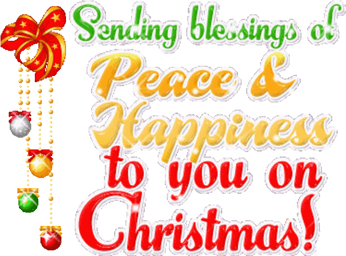 Image Result For Christmas Day Thoughts Animated Images - Christmas Blessings Sayings (700x532)