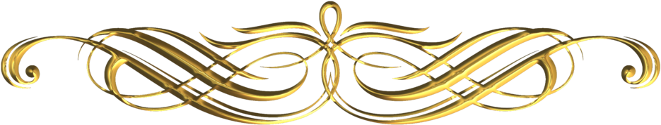 Yellow Flower Digital Clip Art Download - Silver Decorative Line Png (1024x566)