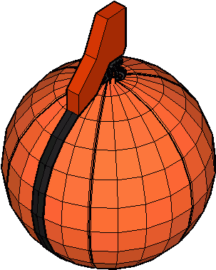 The Dark Stripe Is Not A Shadow - Pumpkin (339x412)